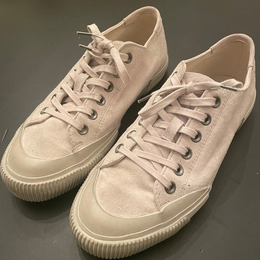 AllSaints Light Gray Suede Shoes size 41 (US 8.5)